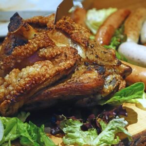 meat, pork knuckle, sausages, vegetables, fresh, food, oven, burned, brown vegetables, brown meat, pork knuckle, pork knuckle, pork knuckle, pork knuckle, pork knuckle